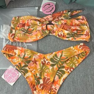Tropical Print Kulani Kini Set